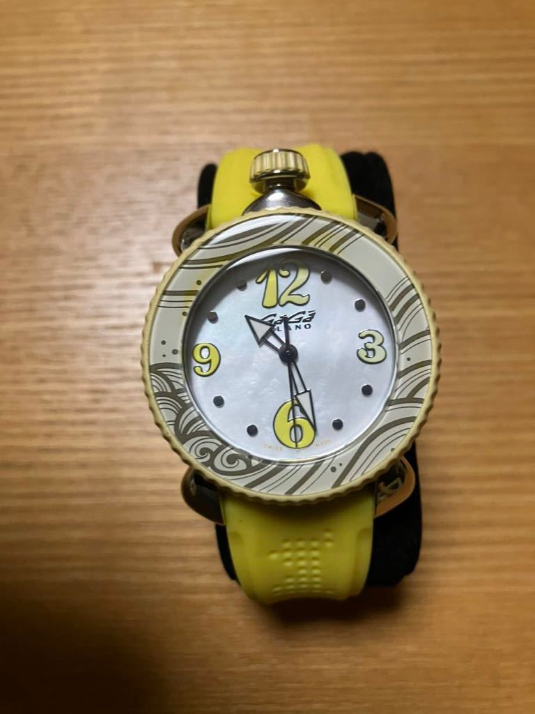 メ4004 美品GaGa MILANO レディスポーツ　腕時計稼働品