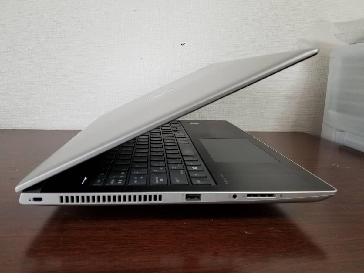 156 ★2台入荷 HP ProBook 450 G5 Core i5 第８世代 8250U◆8GB◆M.2 SSD256GB◆15.6インチ Full HD 動作品 Win10 PC Office2021 laptop_画像9