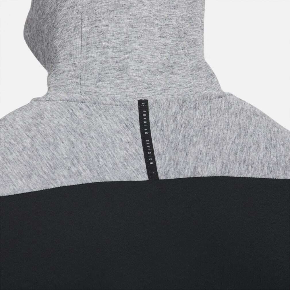 新品 送料込 NIKE TF ELEMENT RUN DIVISION L/S HOODIE Sサイズ 黒/灰 ナイキ サーマフィット ラン ディビジョン フーディ 長袖 ランニング_画像5