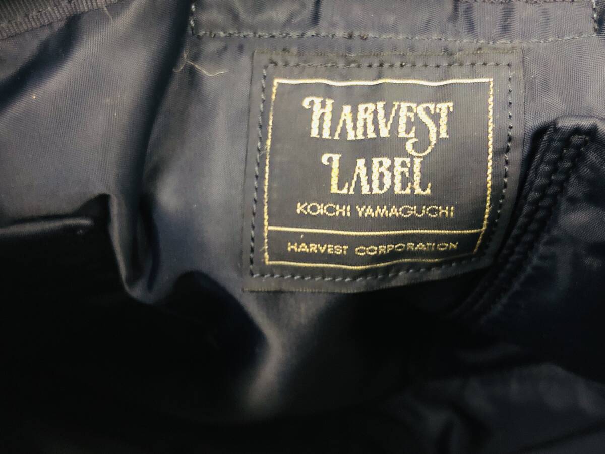 079 HARVEST LABEL ハーヴェストレーベル KOICHI YAMAGUCHI ハンドバッグ ブリーフケース ネイビー_画像7