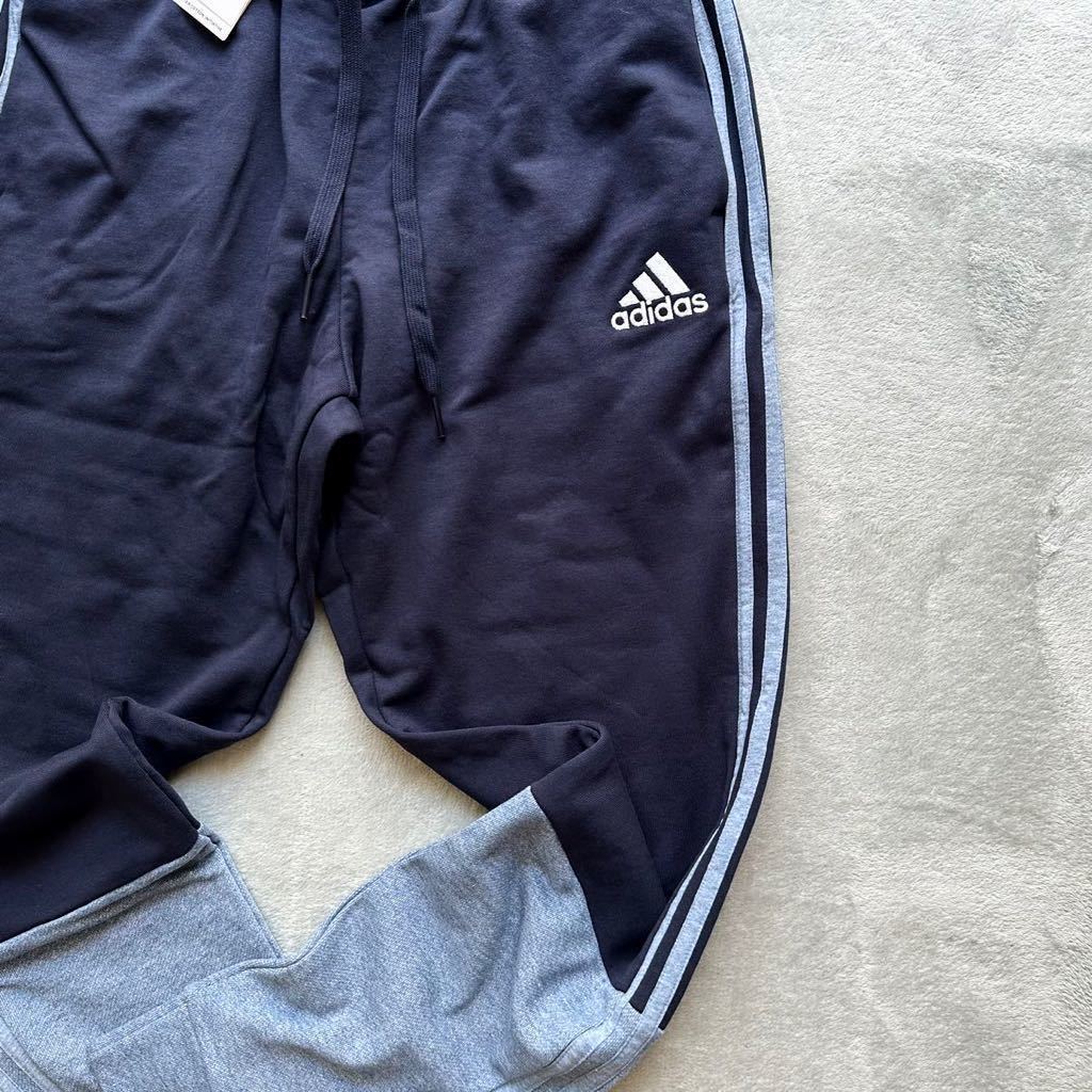 格安送料 Mサイズ 新品 adidas アディダス スウェットパンツ テーパードパンツ ジョガーパンツ ネイビー 紺 メンズ HK2898_画像4