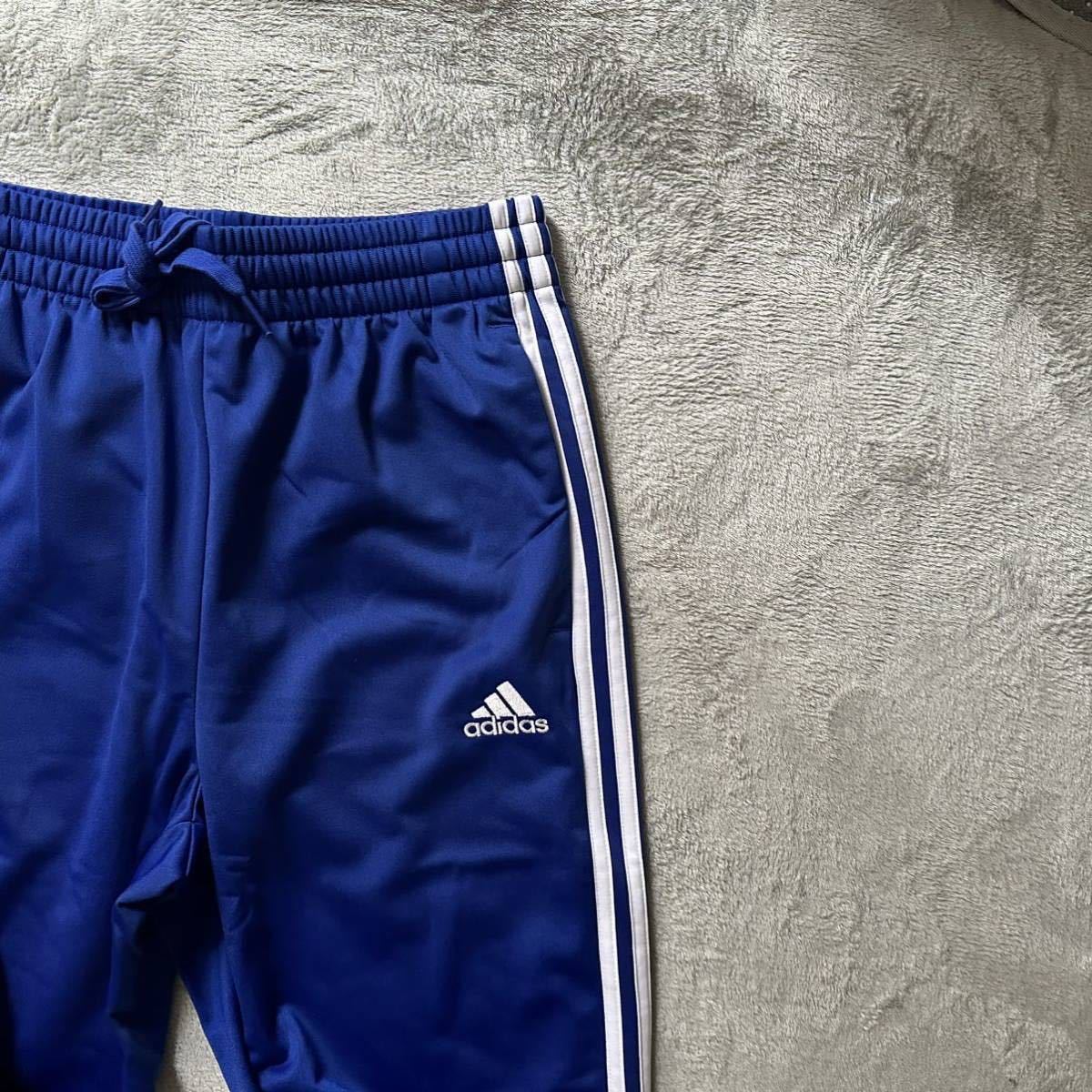 格安送料 Lサイズ 新品 adidas アディダス 上下セット ジャージ トラックスーツ ジャケット トラックパンツ ブルー セットアップ aIC6761_画像5