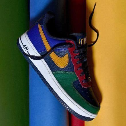 27.0cm 新品 NIKE ナイキ WMNS AIR FORCE 1 07 LX ウィメンズ エアフォース1 スニーカー マルチカラー シューズ メンズ26.5cm DR0148-300_画像2