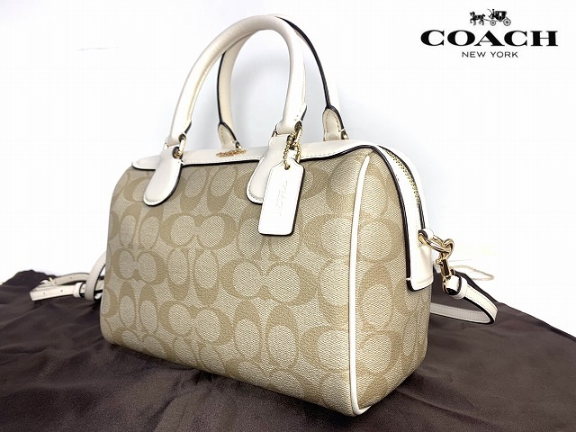  beautiful goods * free shipping * Coach COACH signature be net sa che ru2Way shoulder bag handbag 