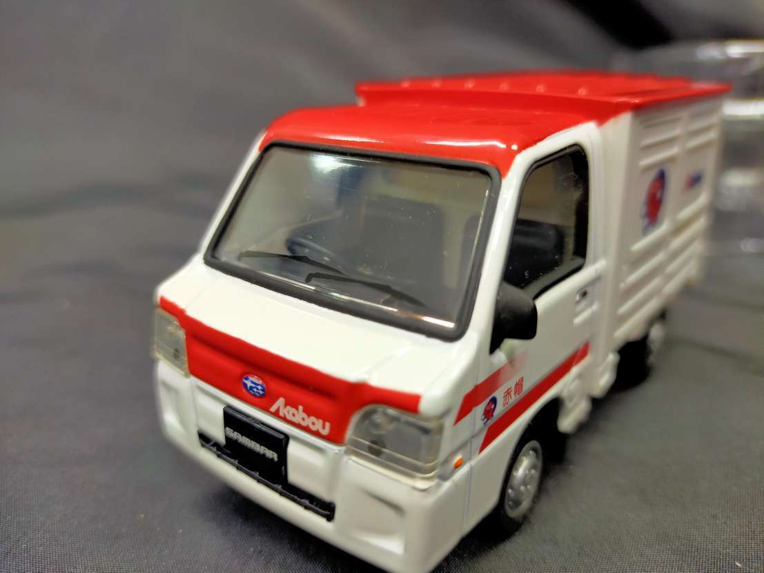 【KM9】SUBARU Sambar　1/36スケール　DK-5120　スバルサンバー　赤帽車　　Akabou　ダイアペット　アガツマ　トミカ　模型　おもちゃ_画像9