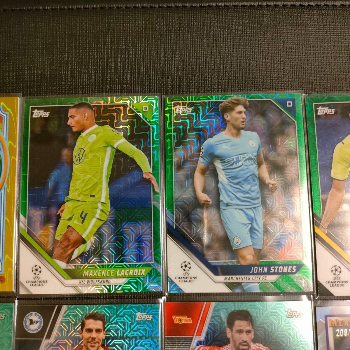 TOPPS サッカー シリアル パラレルカード 10枚セット Argentina fireteado ブンデスリーガ マンチェスターシティ ドルトムント ほか_画像3