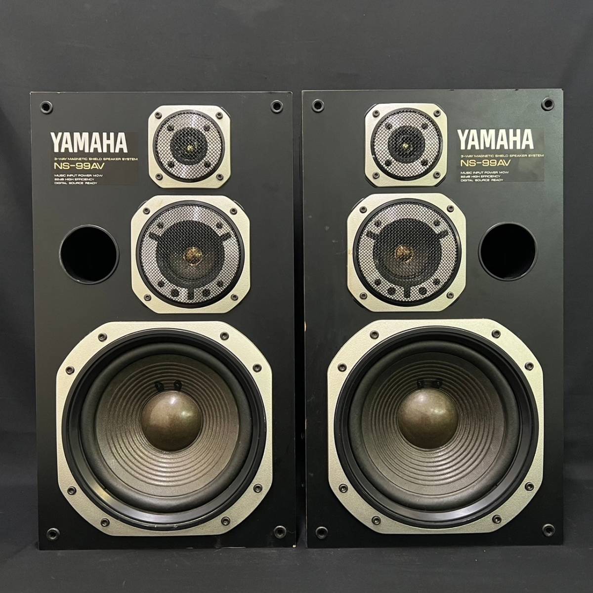 BAg021I 120 YAMAHA NS-99AV 3WAY ペア スピーカーシステム ブックシェルフ型 音響機器 オーディオ機器_画像1