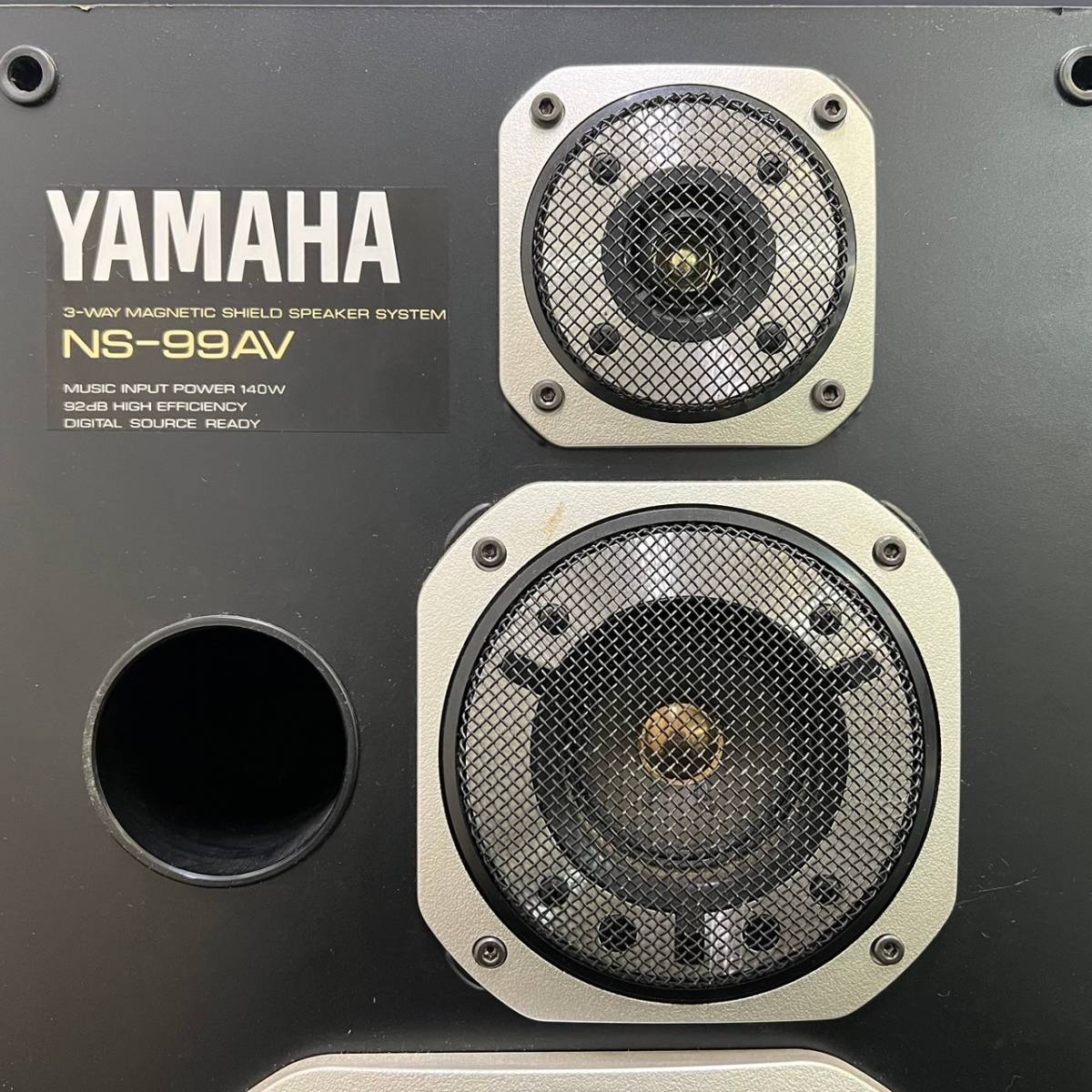 BAg021I 120 YAMAHA NS-99AV 3WAY ペア スピーカーシステム ブックシェルフ型 音響機器 オーディオ機器_画像2