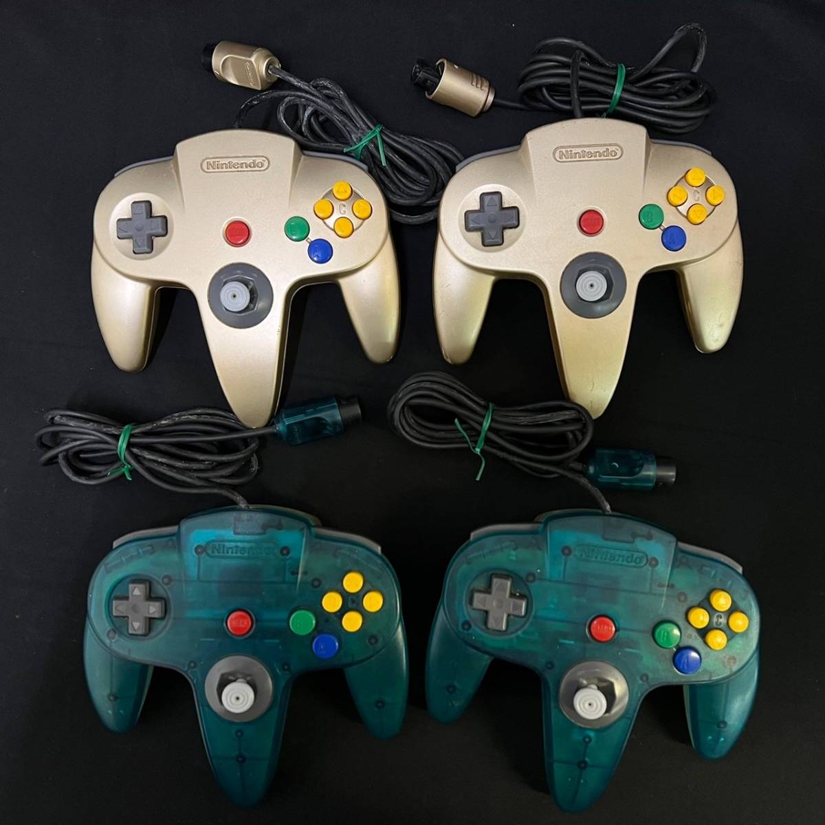 BAg034R まとめ トイザらス限定カラー Nintendo 64 メモリー拡張パック 本体 コントローラー4個 ソフト ゴールド クリアブルー 大乱闘_画像6