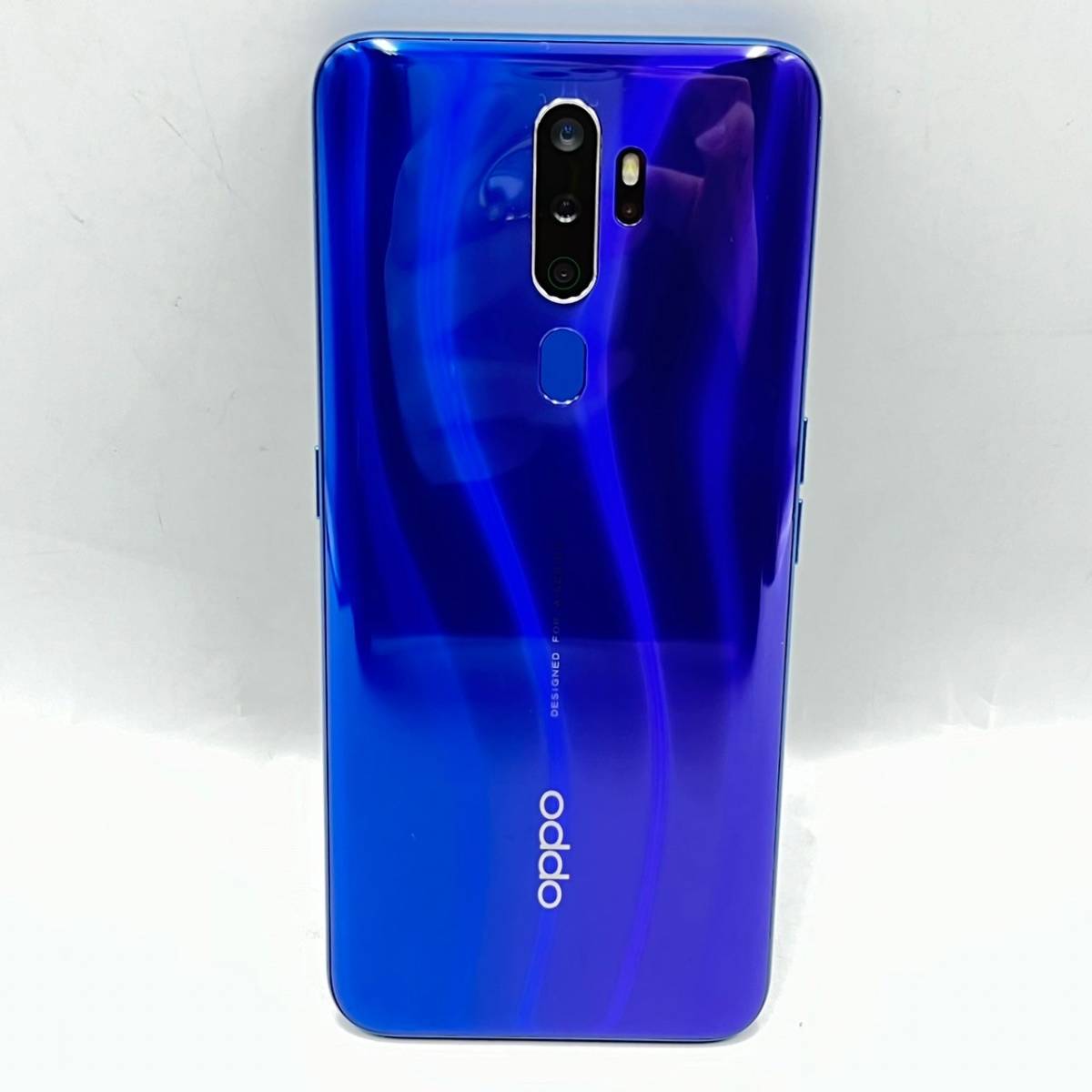 BAd008R 60 箱付き SIMフリー 6.5インチ OPPO A5 2020 CPH1943 ブルー 楽天モバイル 説明書付 Android スマートフォン_画像6