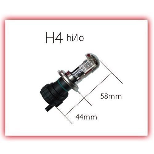 HIDバルブ H4 Hi/Lo 12V専用 55W 6000K 交流タイプ 交換 補修 予備 2本セット 1年保証_画像3