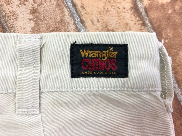 おしゃれ！Wrangler CHINOS ラングラー ロールアップパンツ アイボリーの画像2
