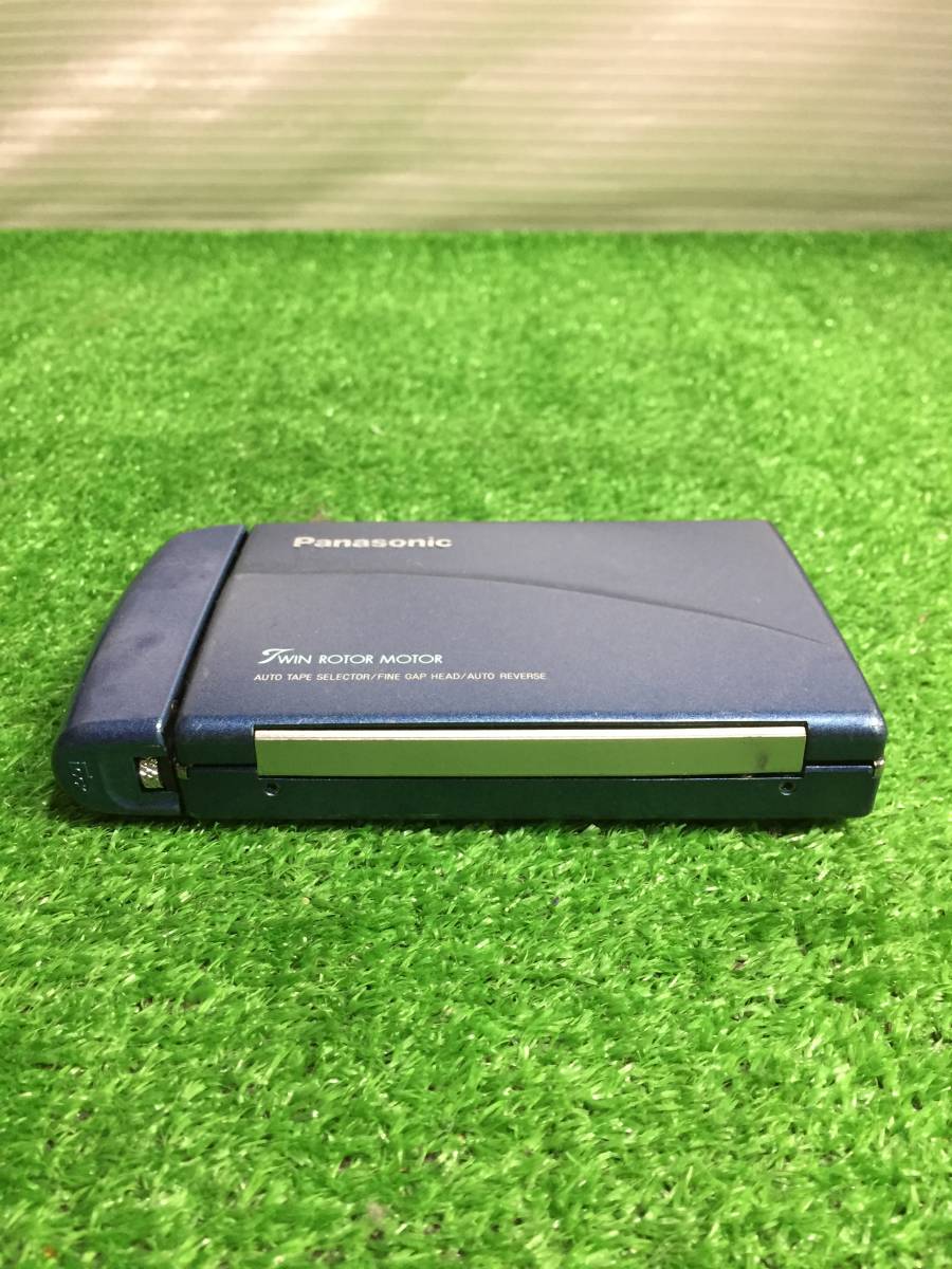 ◎ Panasonic パナソニック RQ-S35 S-XBS カセットプレイヤー ブルー イヤホン付き 18-E_画像3