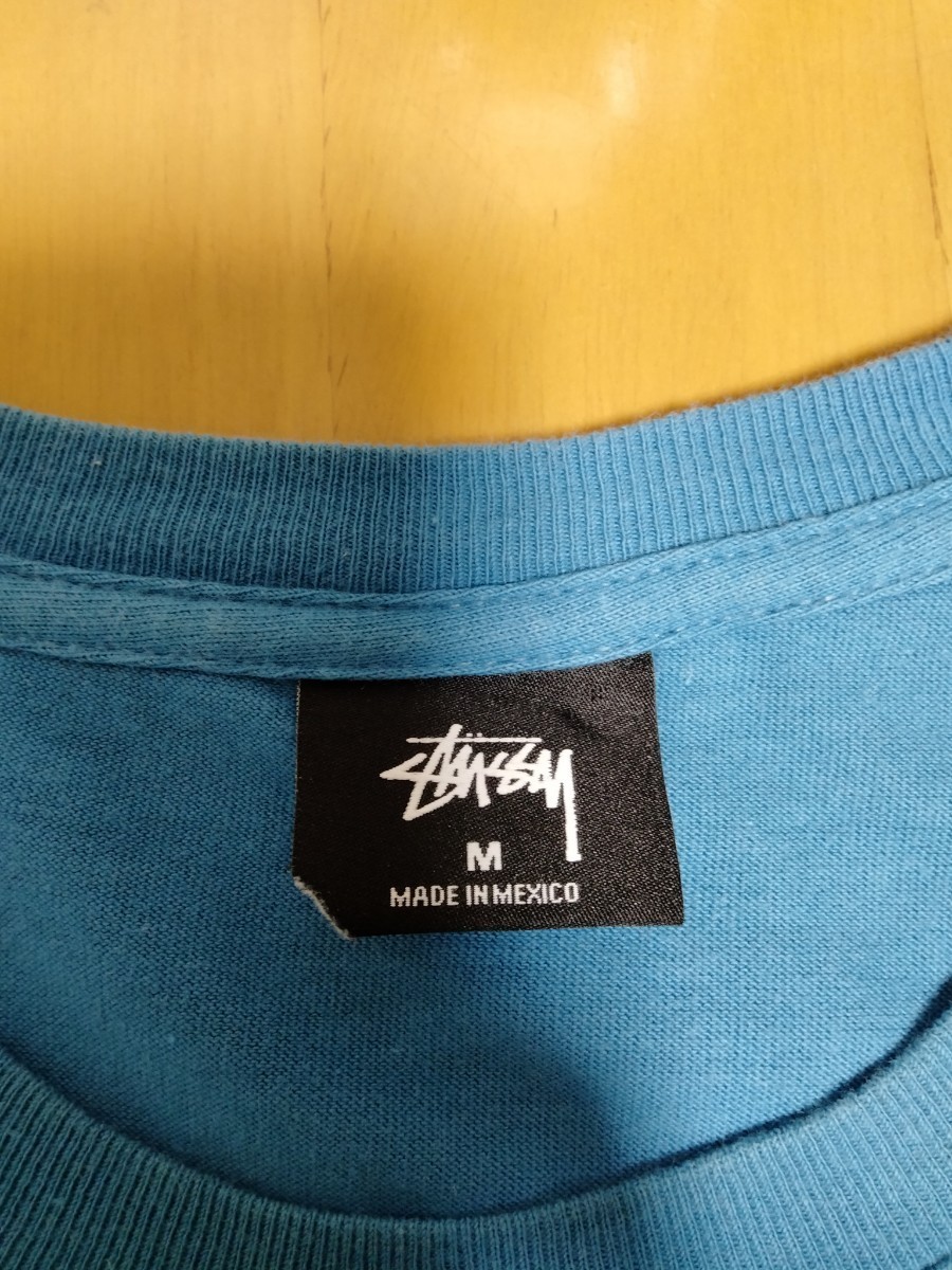 [N458]STUSSY Stussy М трикотажный джемпер с длинным рукавом футболка 