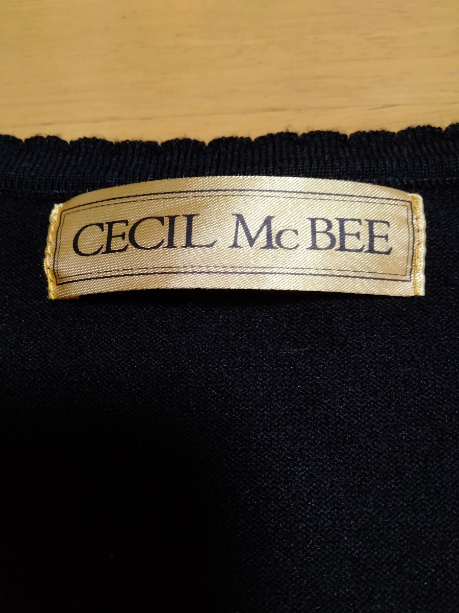 【№１９２】CECIL McBEE　半袖ニット　大粒ビジュー_画像3