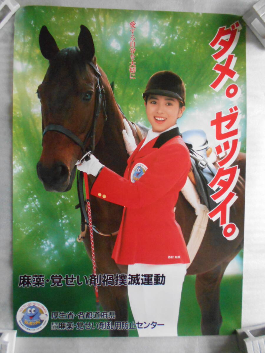 14 稀少 西村知美 ダメ ゼッタイ 非売品 ポスター B2 14 稀少 西村知美 ダメ ゼッタイ 非売品 ポスター B2