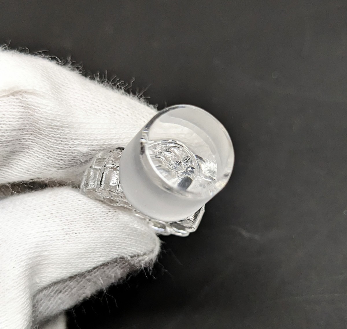 【美品】Lalique ラリック ドゥ フルール フレグランスボトル 香水瓶 Deux Fleurs _画像10