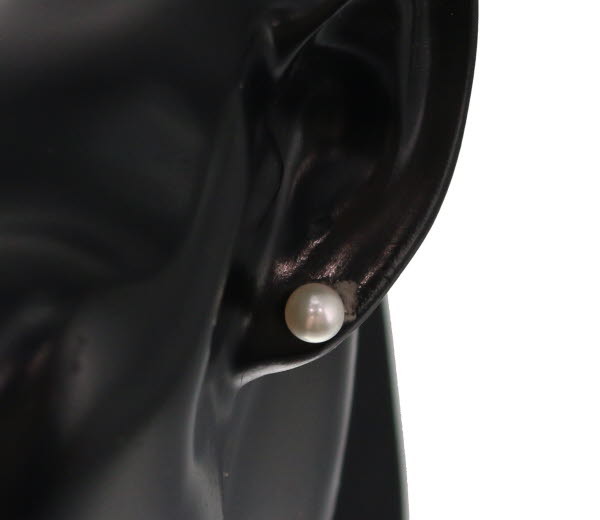tasaki earrings pearl pearl 7.8mm diamond li fine dolibeli on K18WG BLJ large price decline goods 