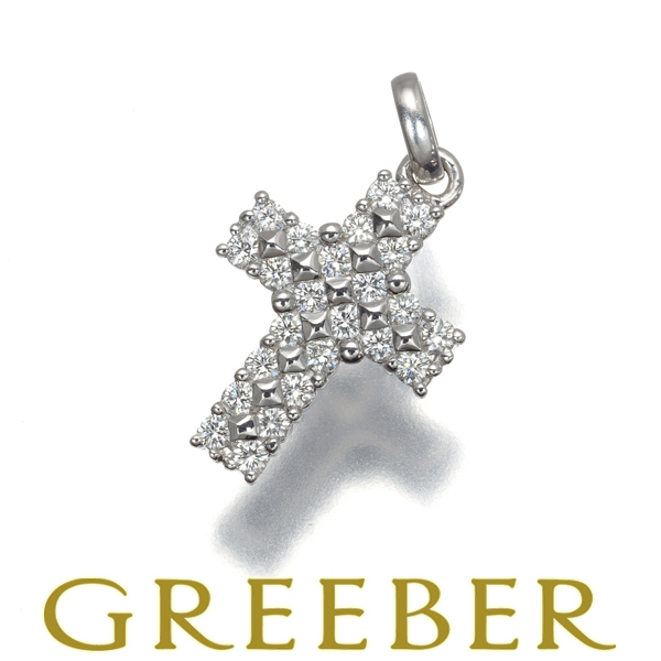 衝撃の激安コスパ・掘り出し物も クロス 0.43ct ダイヤ ペンダントトップ ポンテヴェキオ K18WG 大幅値下げ品 BLJ ポンテヴェキオ