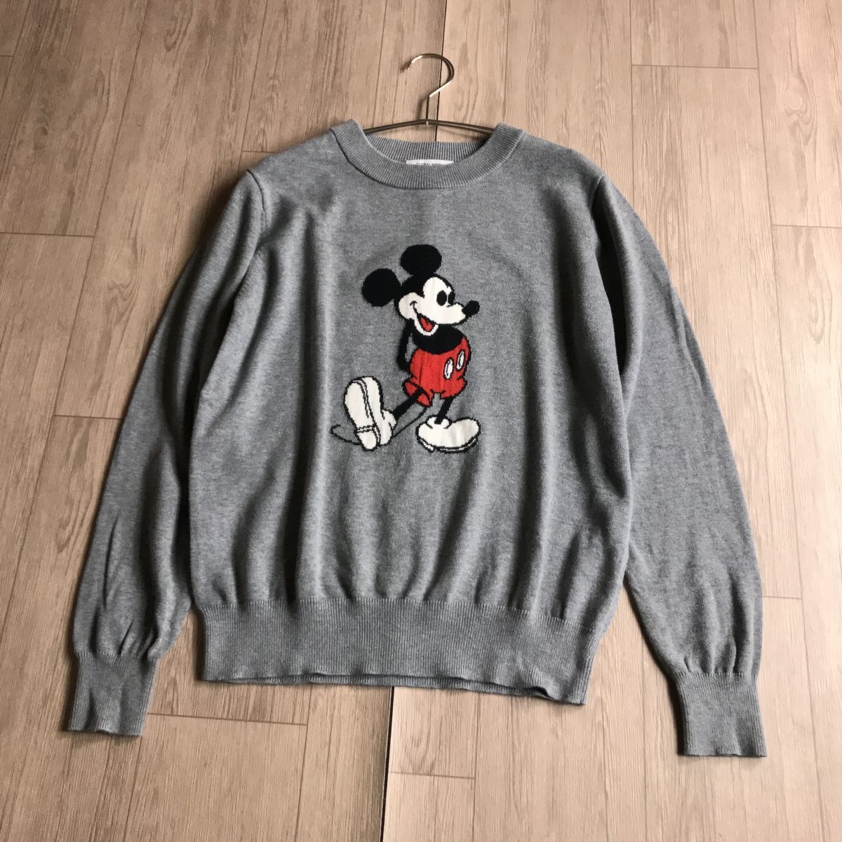 100円スタート○ GLOBAL WORK グローバルワーク　ミッキー　ニット　セーター　Disney_画像1