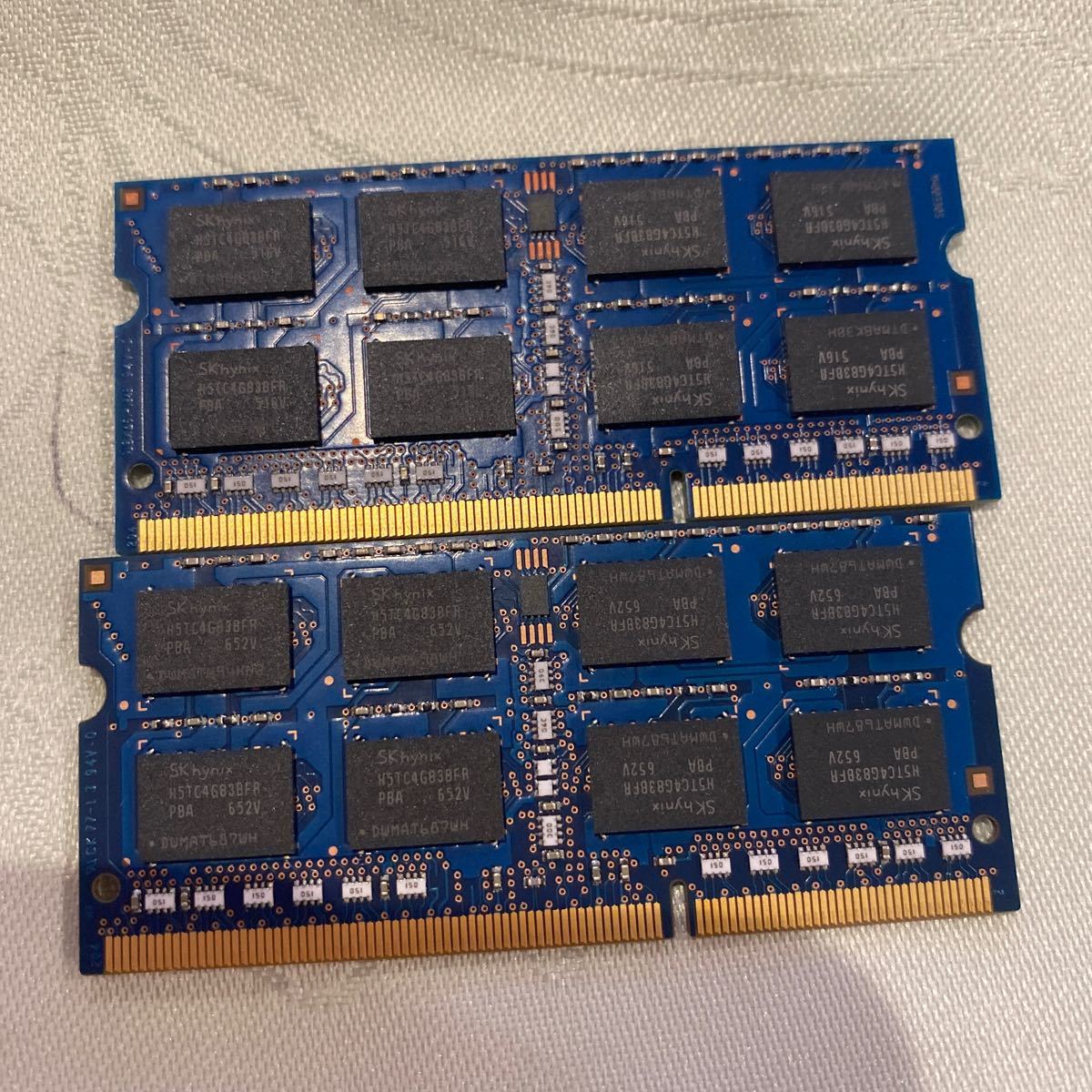 SKhynix DDR3L 1600 2Rx8 PC3L 12800S 8GBX2枚セット(16GB)_画像2