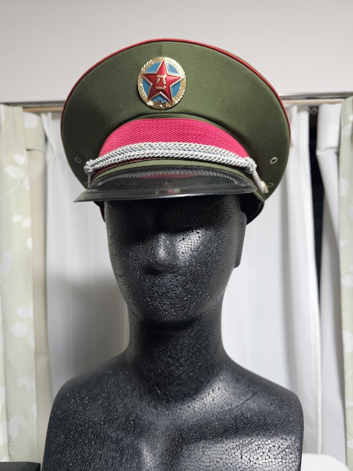 中国人民解放軍85/87式幹部制帽・サイズ59.5cmの画像1