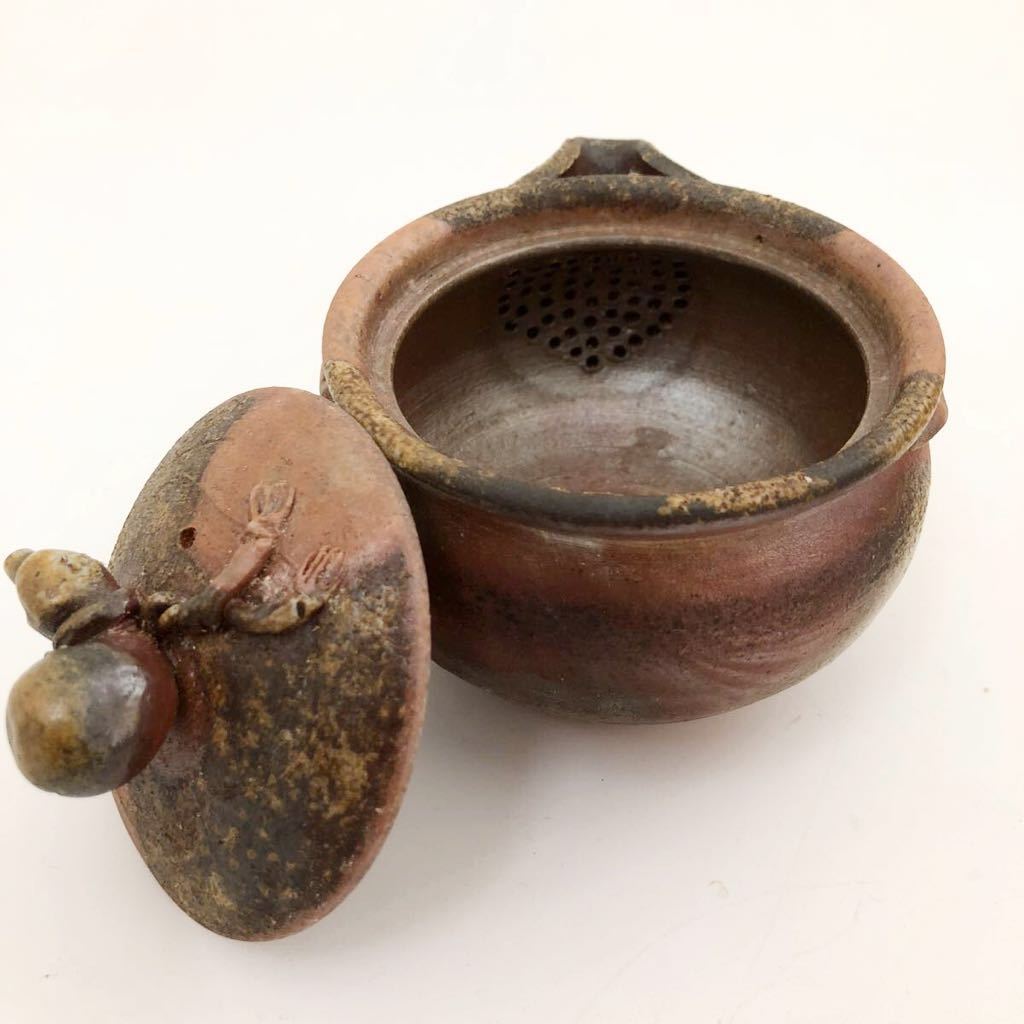 備前焼 奥本健一作 瓢箪摘備前焼煎茶器(共箱)宝瓶 湯冷まし 煎茶碗 煎茶道具 備前焼 奥本健一作 瓢箪摘備前焼煎茶器(共箱)宝瓶 湯冷まし 煎茶碗 煎茶道具