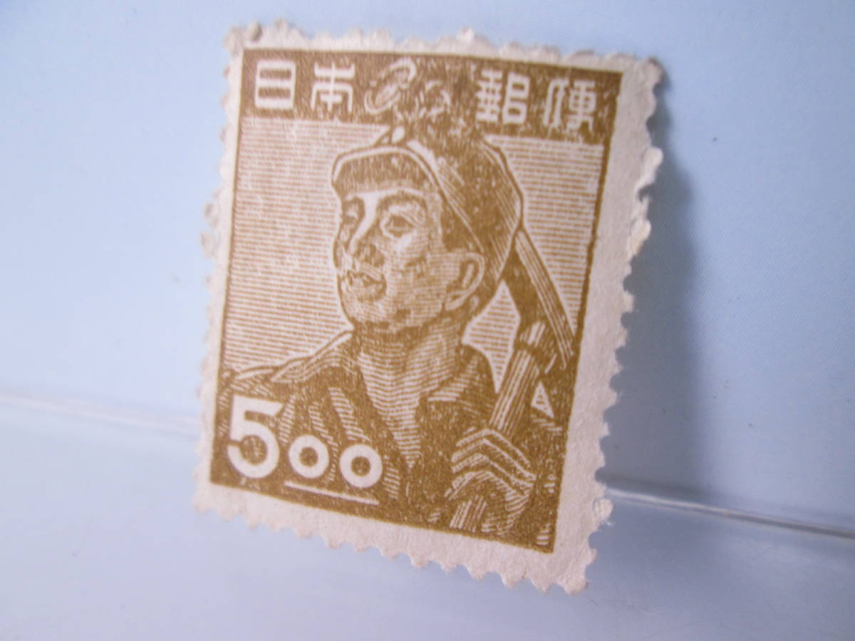 ☆古い記念切手 ヴィンテージ 5銭 記念切手 1_画像2