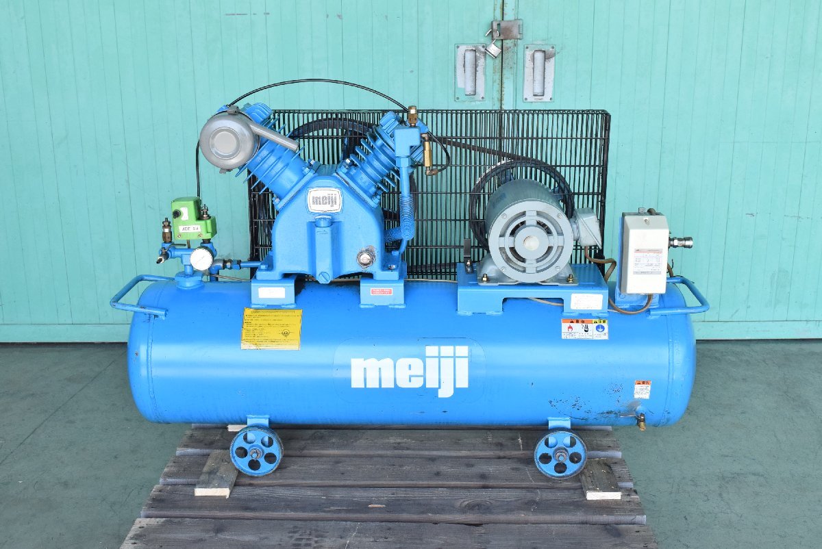 Yahoo!オークション - 【明治】コンプレッサー GK-37 3.7kW 5 Yahoo!オークション - 【明治】コンプレッサー GK-37 3.7kW 5