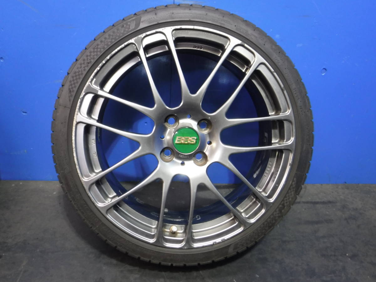 BBS 17インチ 4本 ●ガリ傷やハゲ等多数● 7J +48 48 PCD100 100 4H 4穴 NANKANG Sportnex NS-25 195/40R17 ※個人宅直接発送不可※_画像8