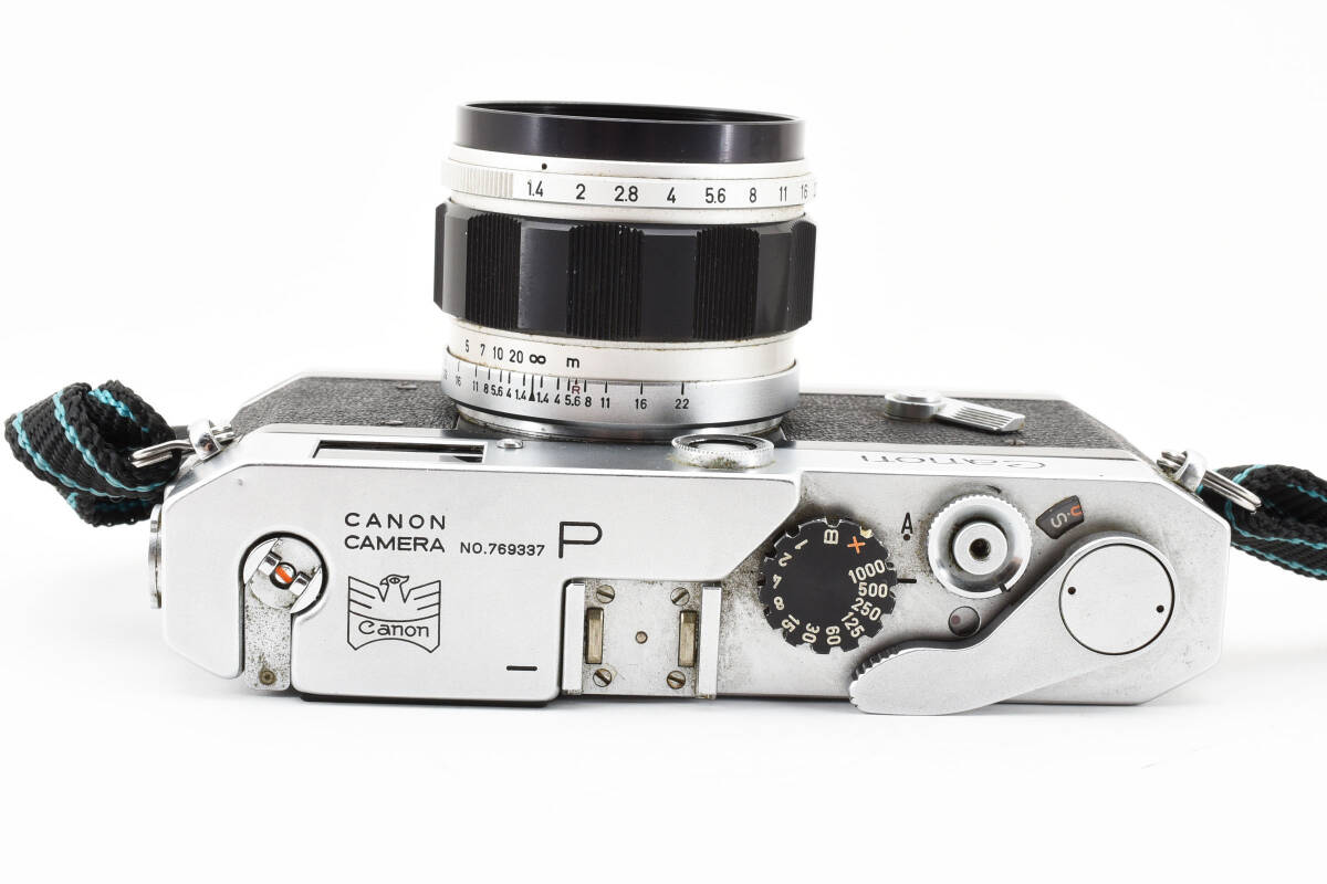 [ rare article rare stamp ] CANON P 50mm F1.4 Canon popyu rail range finder lens [ Junk ] #5397