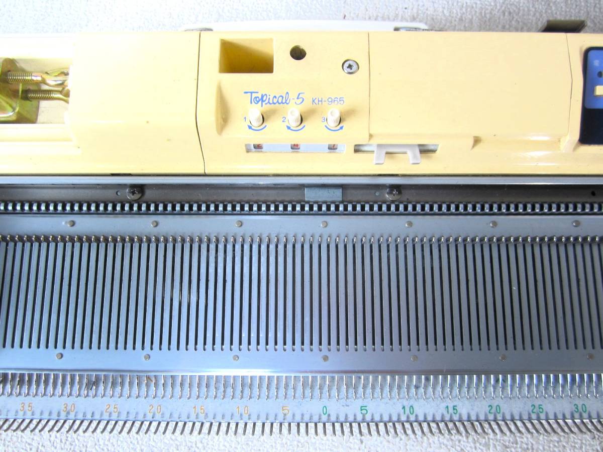 brother ブラザー 編み機 topical-5 KH-965 トピカル5 電子編機 brother ブラザー 編み機 topical-5 KH-965 トピカル5 電子編機