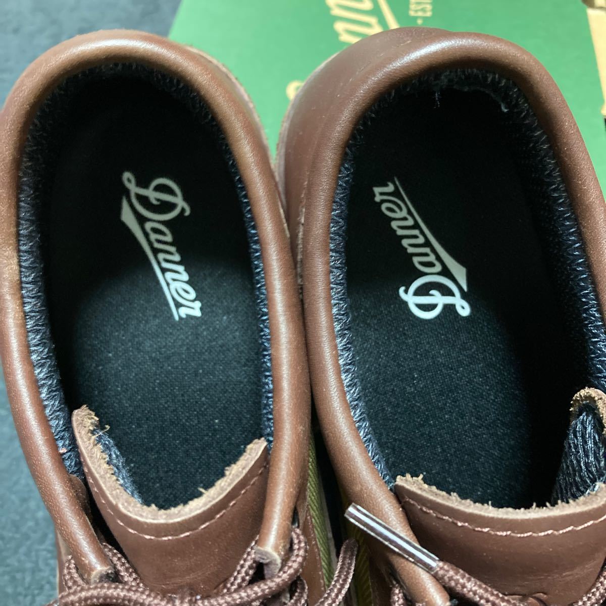 【美品】Danner ダナー D121008 フィールドロー GORE-TEX ゴアテックス レザー ローカットスニーカー ダークブラウン US10 28cm_画像6