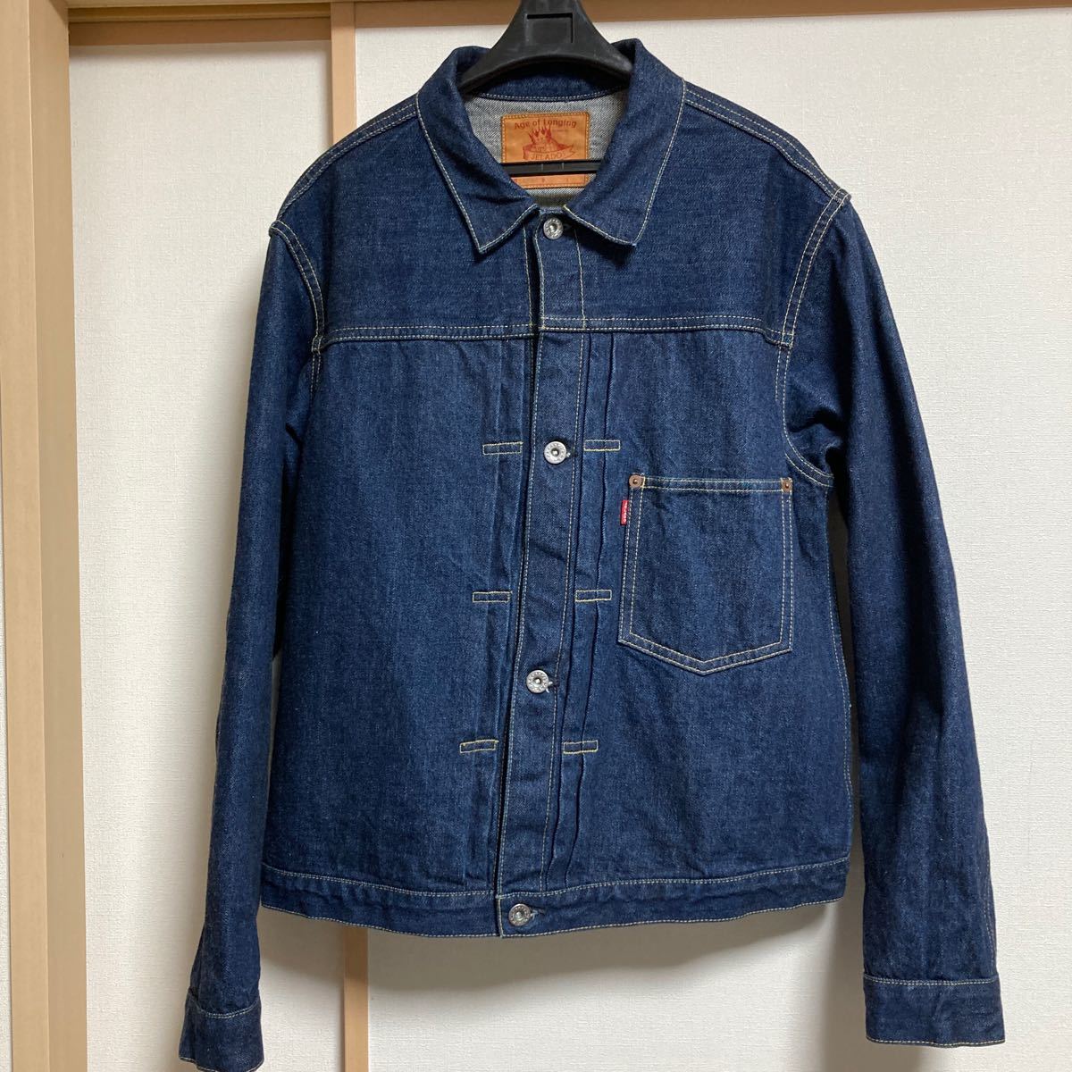 【美品】JELADO ジェラード デニムジャケット ジージャン Lサイズ 1st Type T-Back 大戦モデル Anniversary Denim Jacket S407XX 濃紺 限定_画像1