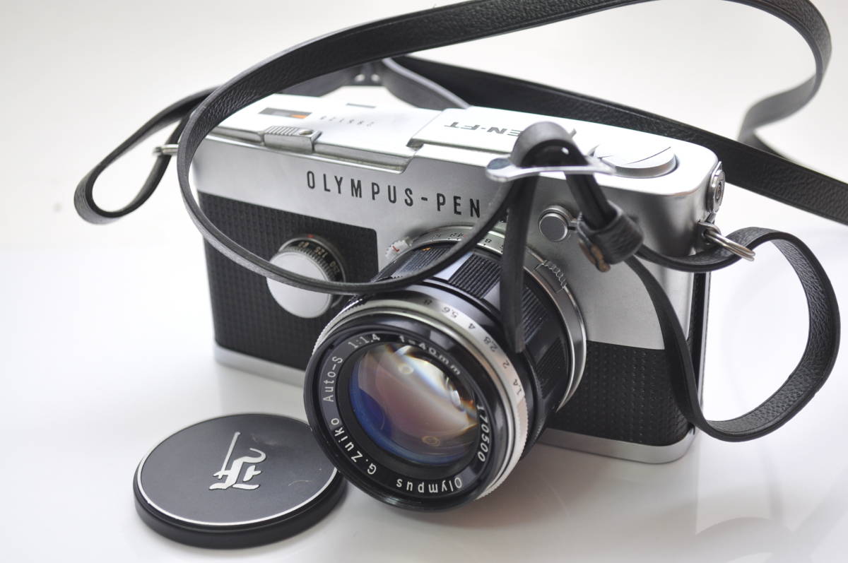 ★実用美品★ OLYMPUS オリンパス PEN-FT / G.Zuiko Auto-s 40mm F1.4 ★シャッター全速OK、露出計動かない★#h1089_画像1