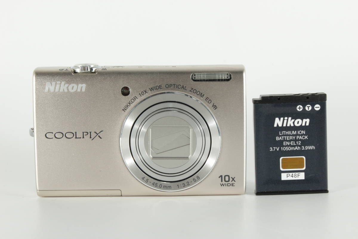 ★実用美品★ NIKON ニコン COOLPIX S6200 ★動作OK、バッテリー付き★　#12097_画像1