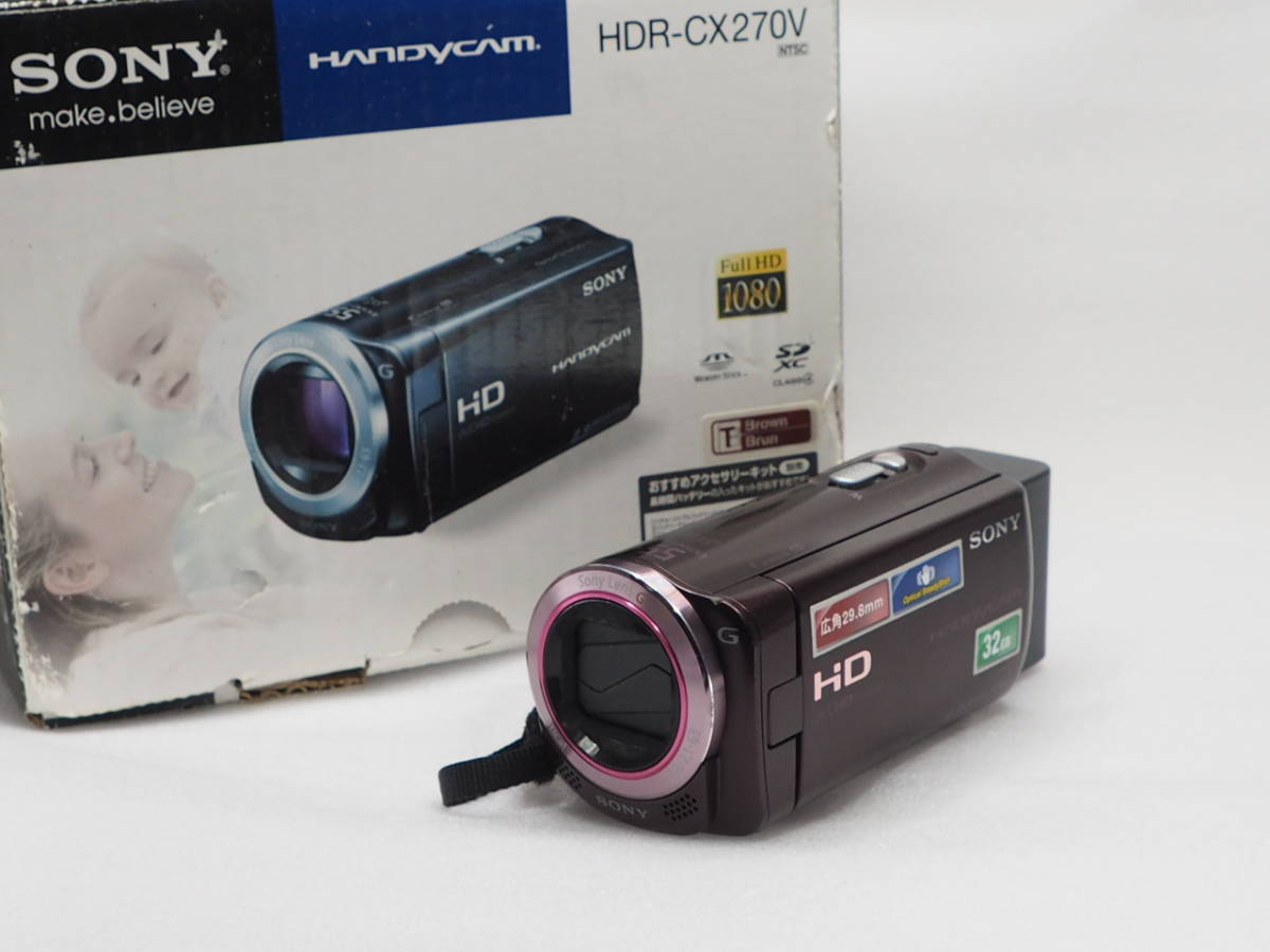 ★実用美品★ SONY ソニー HDR-CX270V ★動作OK、バッテリー無し★ ＠3002_画像1