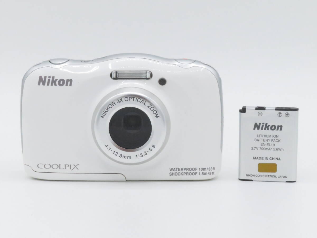 ★実用美品★ Nikon ニコン COOLPIX S33　　#i21