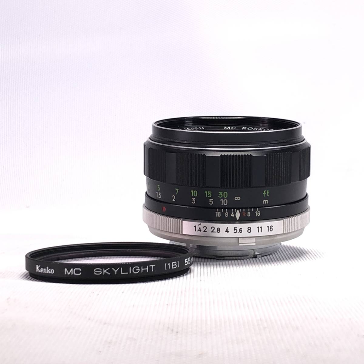 MINOLTA MC ROKKOR-PF 58mm F1.4 ミノルタ SRマウント 難あり品 24B ヱOA4h_画像2