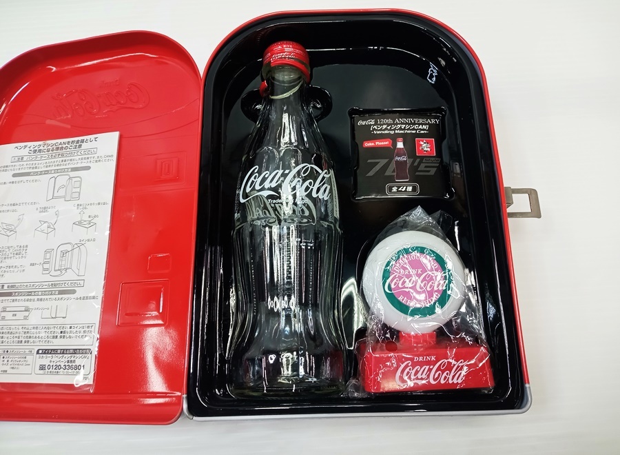 下松)【長期保管品】Coca Cola コカ・コーラ 120周年記念 ベンディングマシンCAN コレクション 貯金箱 5点 ◆N2402061 MB24A_画像8