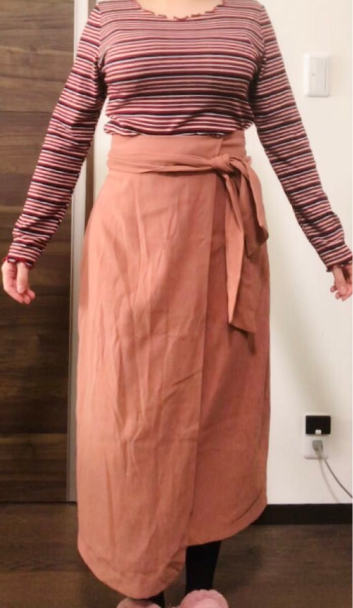 カジュアルスカート M 痩せて見える　2way おしゃれ　綺麗　購入金額4900円　