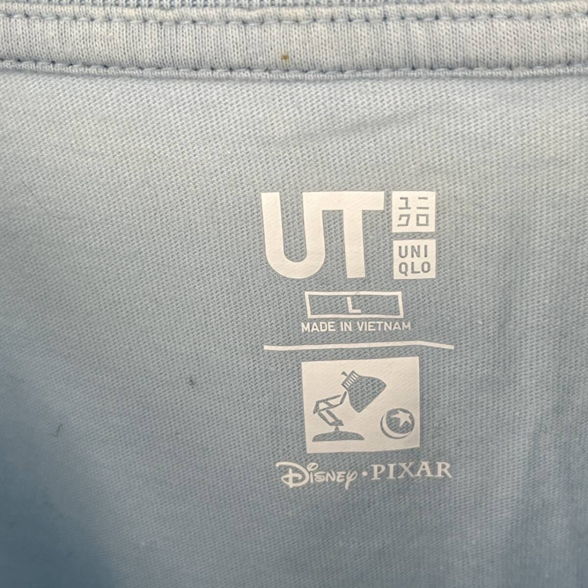 L UNIQLO ユニクロ ミニオンズ Tシャツ 水色 半袖 リユース ultralto ts1775