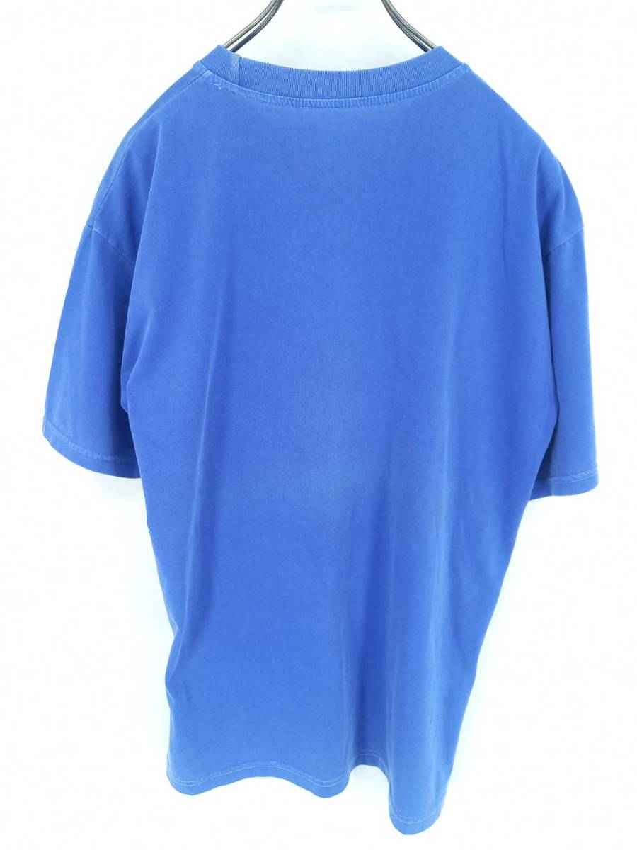 サイズ不明(L～LL相当) Tシャツ ブルー 半袖 犬 ゴルフ リユース ultraｍto ts1734_画像2