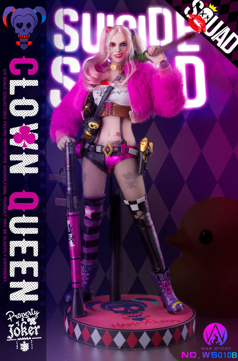 WAR STORY 1/6 ジョーカー クイン DX版 未開封新品 WS010-B JOKER QUEEN フィギュア 検） ホットトイズ verycool バットマン ハーレイ_画像5