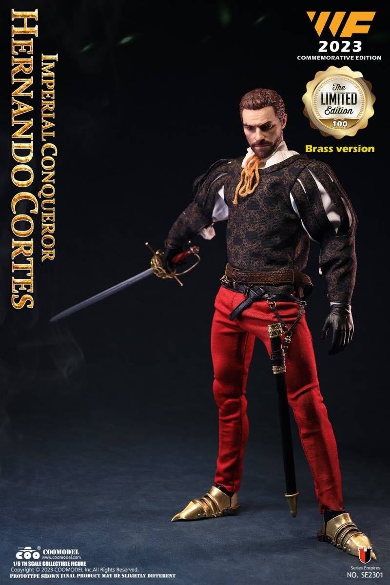 COOMODEL 1/6 2023WF限定 帝国の征服者 エルナン・コルテス 真鍮.Ver 未開封品 SE2301 検) ホットトイズ POP TOYS COSTUME HHMODEL HAOYU_画像7