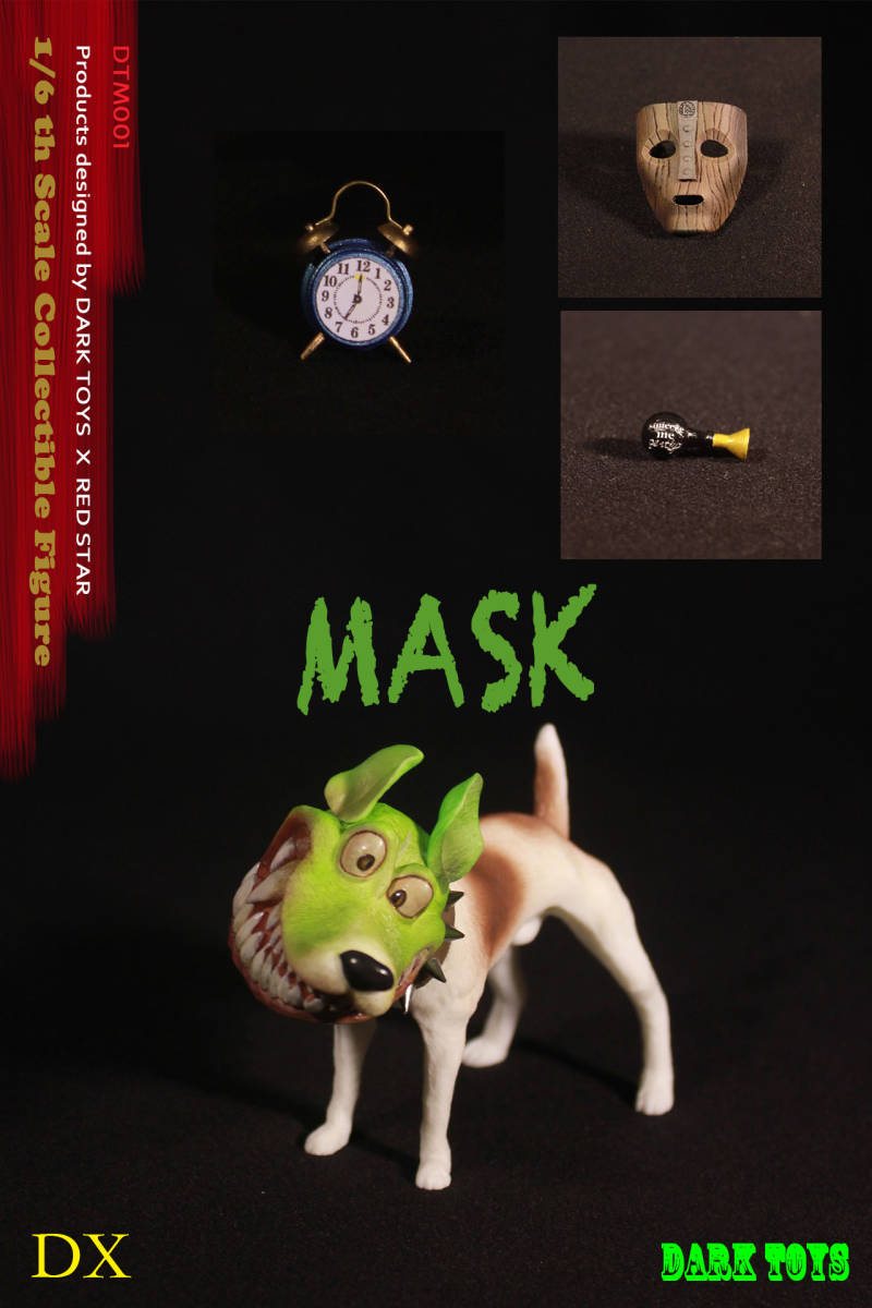 DARK TOYS 1/6 MASK DX версия нераспечатанный новый товар DTM001 осмотр ) hot игрушки verycool PRESENT TOYS маска Jim Carry 
