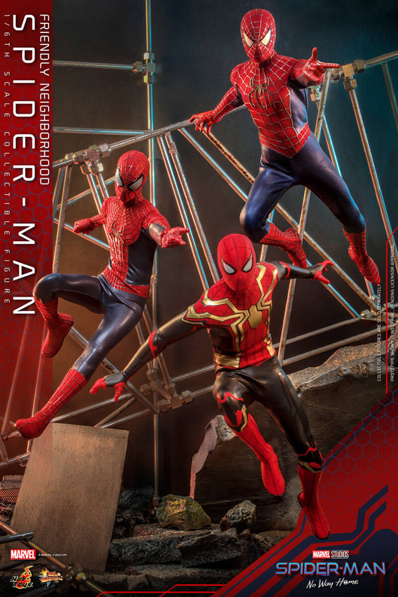  hot toys 1/6 Spider-Man no- way Home friend Lee Neighborhood Spider-Man general.Ver unopened new goods MMS661 Hottoys