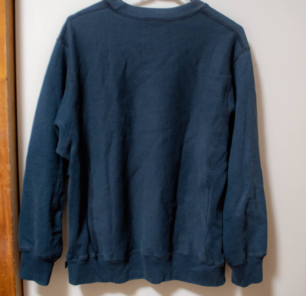 シュプリームボックスロゴ スウェットシャツ M 初期タグネイビー 正規品 Supreme Box Logo sweatShirts Made in USA Navy 査定済_画像3