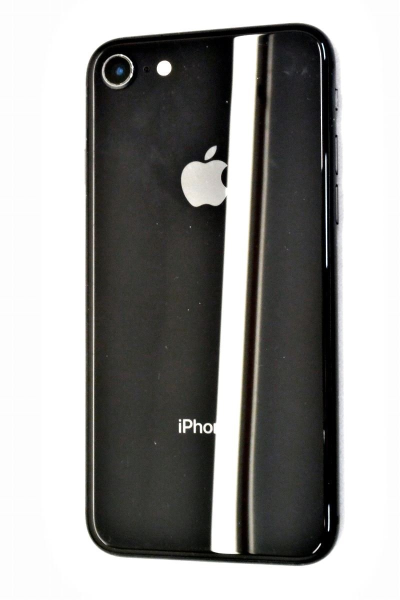 白ロム SIMフリー au SIMロック解除済 Apple iPhone8 64GB iOS16.5.1 Space Gray MQ782J/A 初期化済 【m022016】_画像2