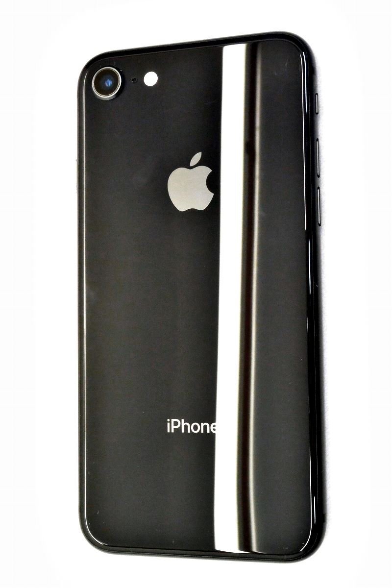 白ロム SIMフリー au SIMロック解除済 Apple iPhone8 64GB iOS16.5.1 Space Gray MQ782J/A 初期化済 【m022026】_画像2
